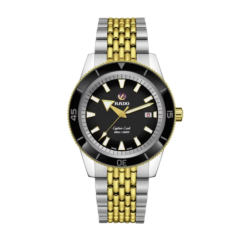 Rado Captain Cook Automatic Two-tone Men's Watch- R32138153